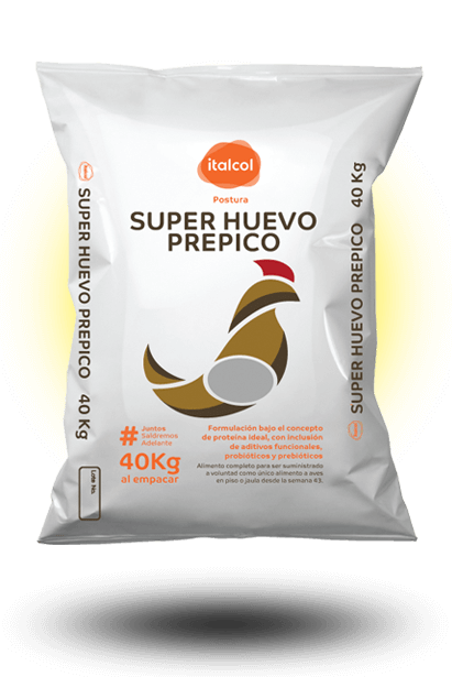 Imagen de ITALCOL SUPER HUEVO PREPICO QB X 40 KILO
