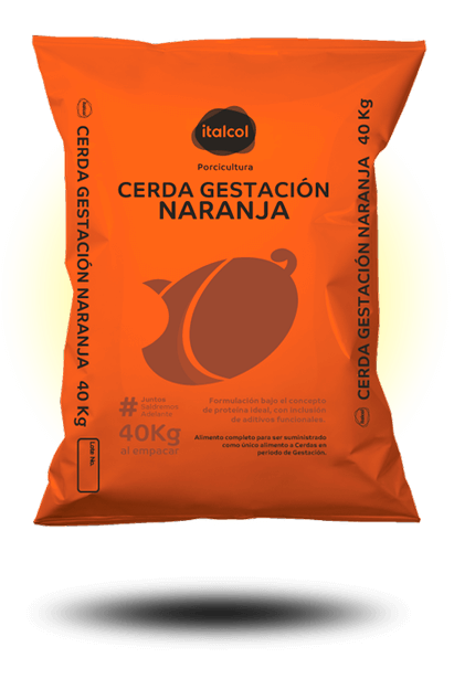 Imagen de ITALCOL CERDA GESTACION NARANJA