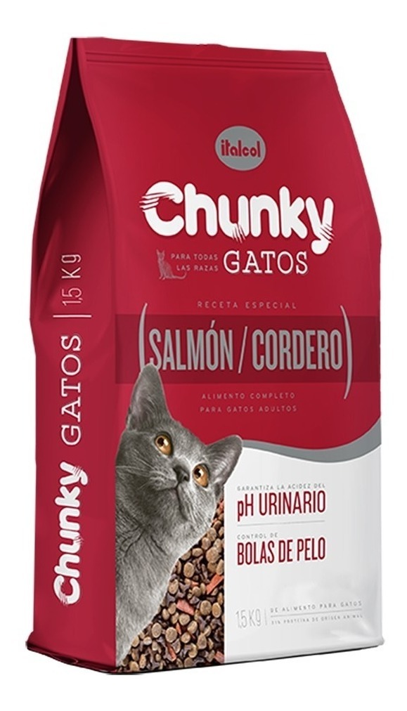 Imagen de ITALCOL CHUNKY GATO ADULTO 18 Kg