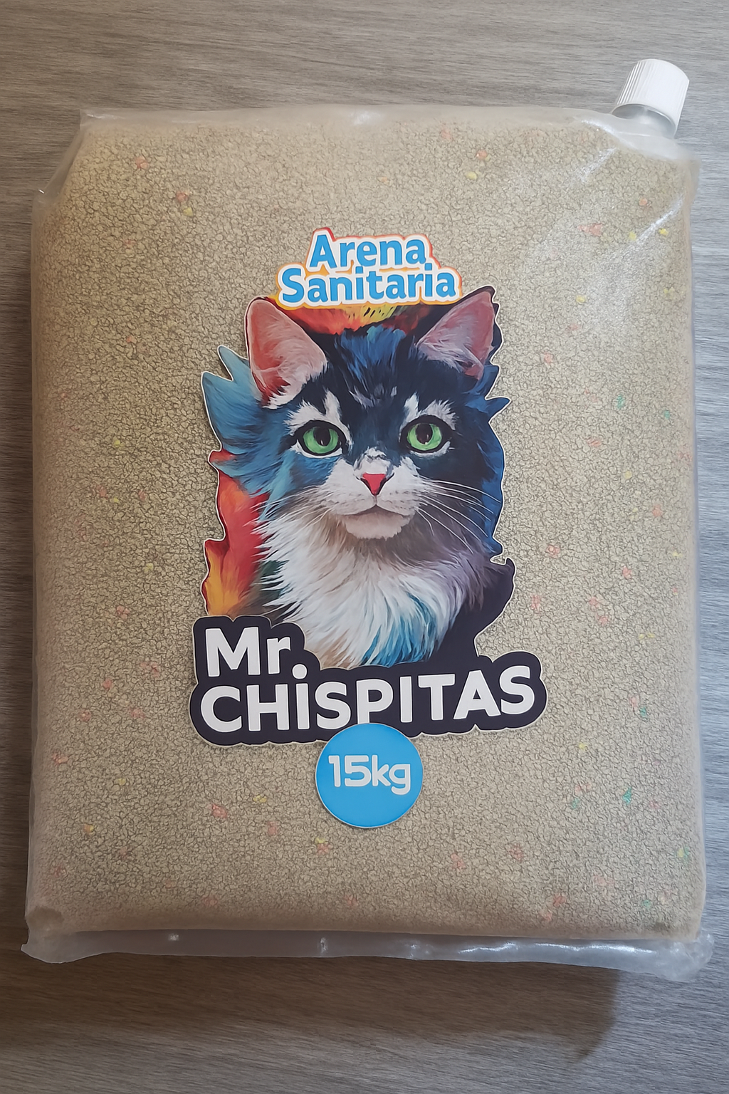 Imagen de MR CHISPITAS ARENA GATO X 15 Kg