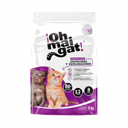 Imagen de OHMAIGAT GATITO JUGUETON X 8 KG