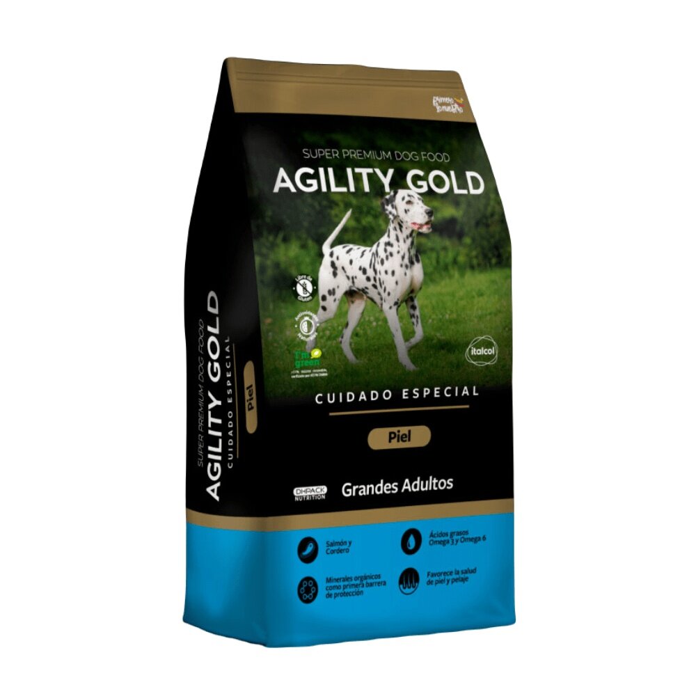 Imagen de ITALCOL AGILITY GRAN ADULTO PIEL 8Kg