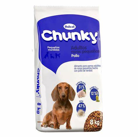 Imagen de ITALCOL CHUNKY ADULTO RAZAS PEQ X 8 Kg
