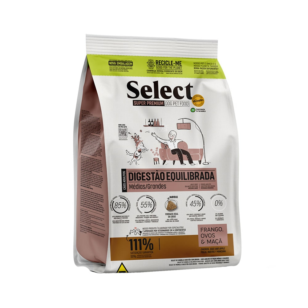 Imagen de MONELLO SELECT DOG ADULTOS Rz Med/Gr 15kg