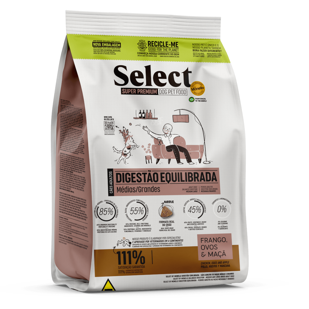 Imagen de MONELLO SELECT DOG ADULTOS Rz Med/Gr 7kg