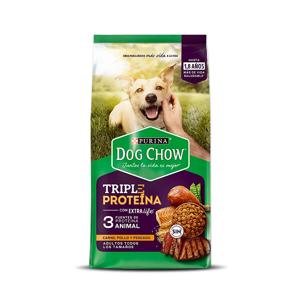 Imagen de PURINA DOG CHOW ADULT TRIP PROTEINA 8kg