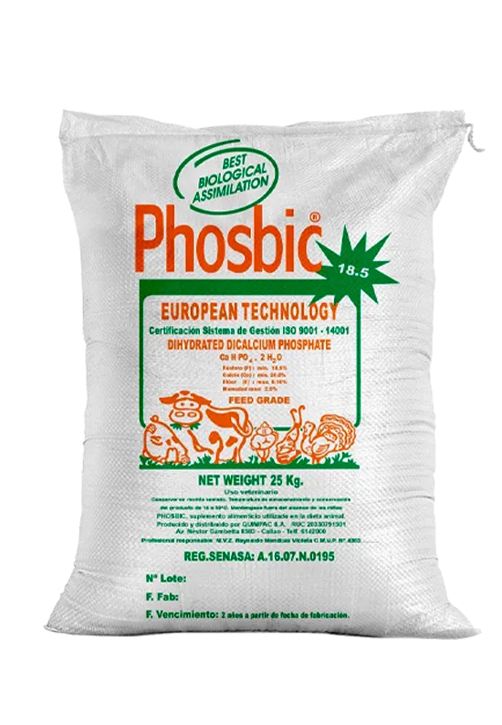 Imagen de FOSFATO BICALCICO PHOSBIC AL 18.5% X 25 KG