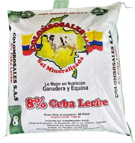 Imagen de SAL COLOMBOSALES AL 8% X 40 Kg