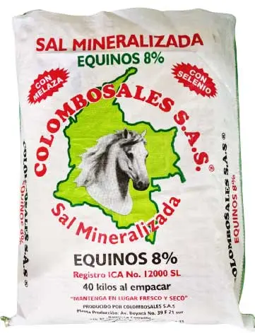 Imagen de SAL COLOMBOSALES EQUINOS X 40 Kg