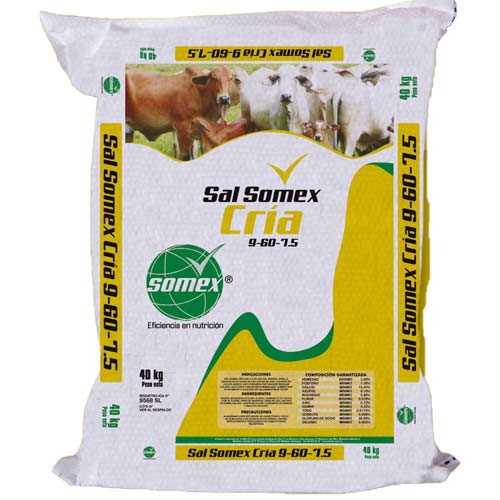 Imagen de SAL SOMEX CRIA 9-60-7.5 X 40 Kg
