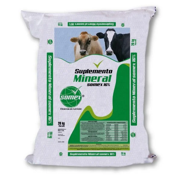 Imagen de SOMEX SUPLEMENTO MINERAL 16% X 40 Kg