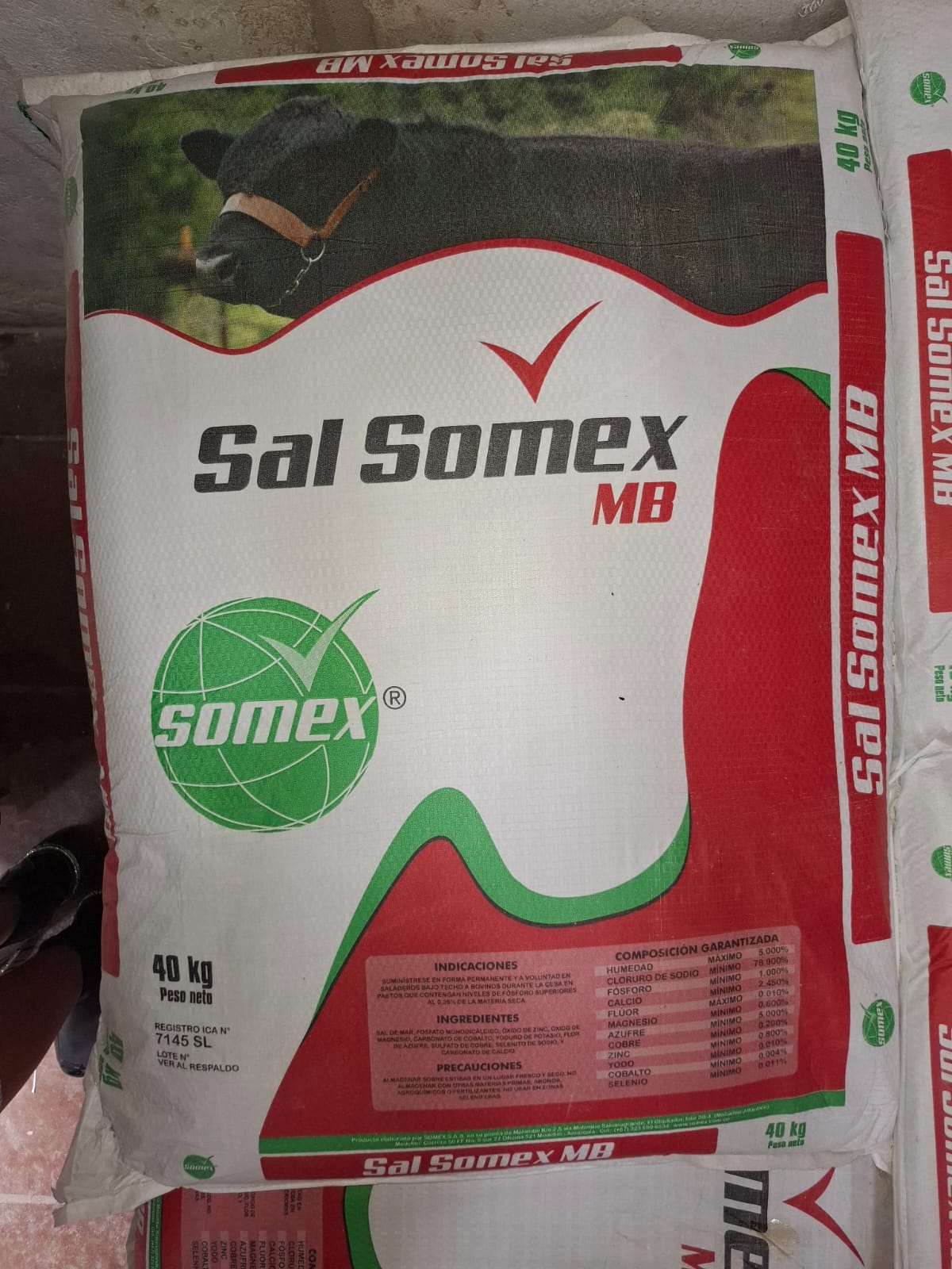 Imagen de SAL SOMEX MB CON SE X 40 Kg